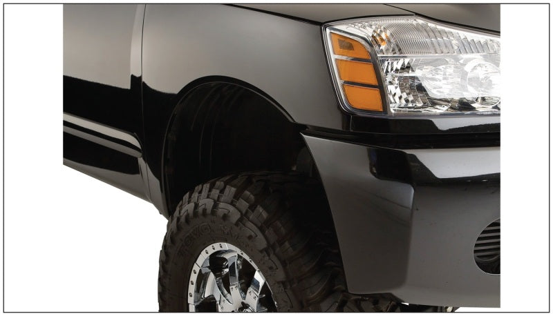 Bushwacker Front/Rear Black Pocket Style Fender Flares For 04-15 Titan 70908-02