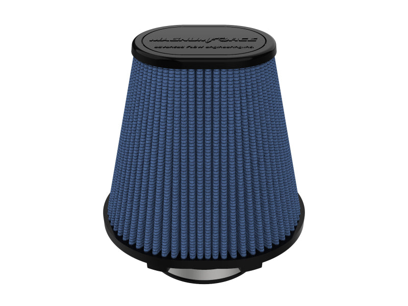 aFe MagnumFORCE Intake Replace Air Filter w/Pro5R Med 4in F x 7.75x6.5in B x 4.75x3.5in T x 7in H 24-90115