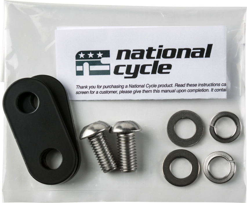 National Cycle 38 Mmfootrest Mount 38Mm Black Bag#4015-38Mm New