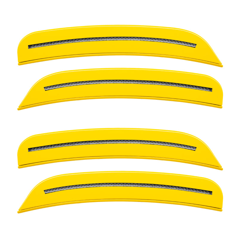 Oracle 15-21 Compatible with Dodge Charger Concept Sidemarker Set Clear Yellow Jacket (PY4) 9880-PY4-C
