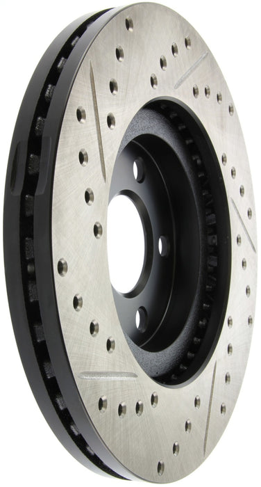 Stoptech Sport Drilled & Slotted Brake Rotor; Front Left 127.63053L