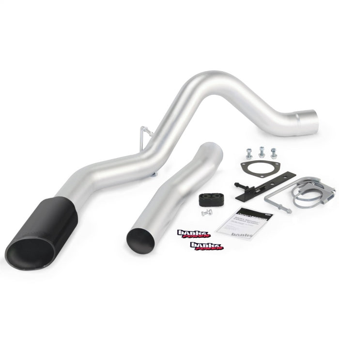 Banks Power 15 Chevy 6.6L LML ECLB/CCSB/CCLB Monster Exhaust System SS Single Exhaust w/ Black Tip 47787-B