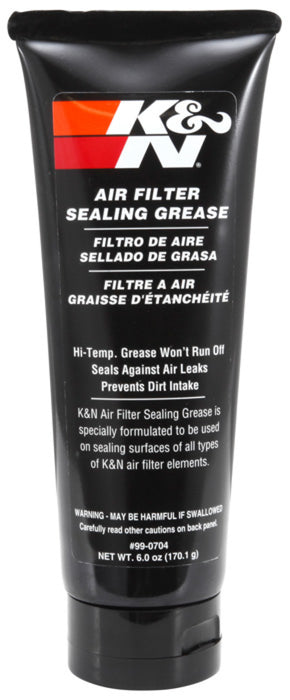 K&N Sealing Grease: 6 Oz; Prevents Air Leaks With Airtight Fit; 99-0704