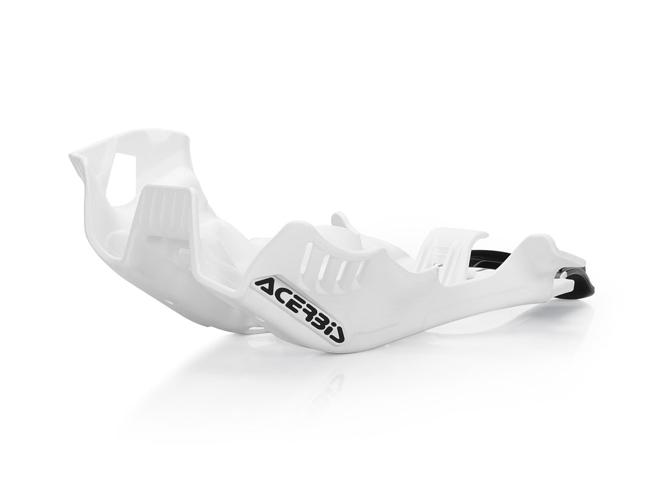 Acerbis Skid Plate (WHITE/BLACK) For 20-23 HUSQVARNA TE300i