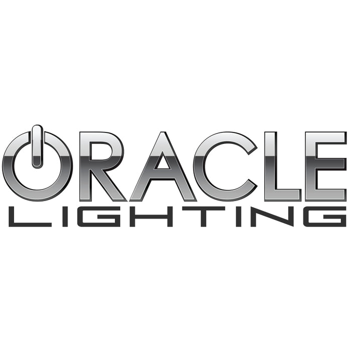 Oracle Universal Illuminated Letter Badges -White Led -Matte Black Finish -I