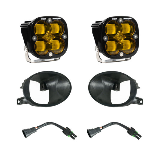 Baja Designs 19-22 Mercedes Benz Sprinter Squadron SAE Fog Pocket Light Kit Amber 447873