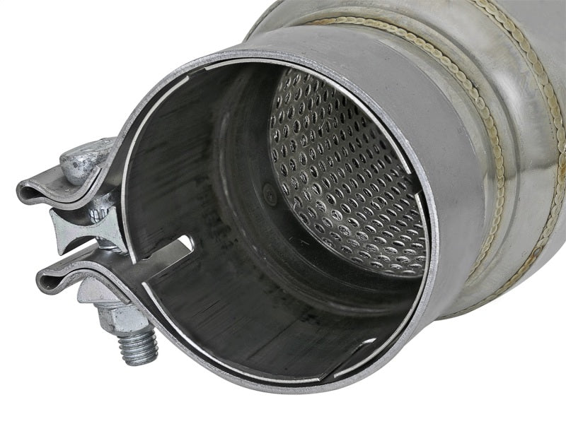 aFe MACH Force-Xp 304 Stainless Steel Resonator 2.5in Inlet/Outlet x 4in Dia x 15in Body x 19in L 49M10002