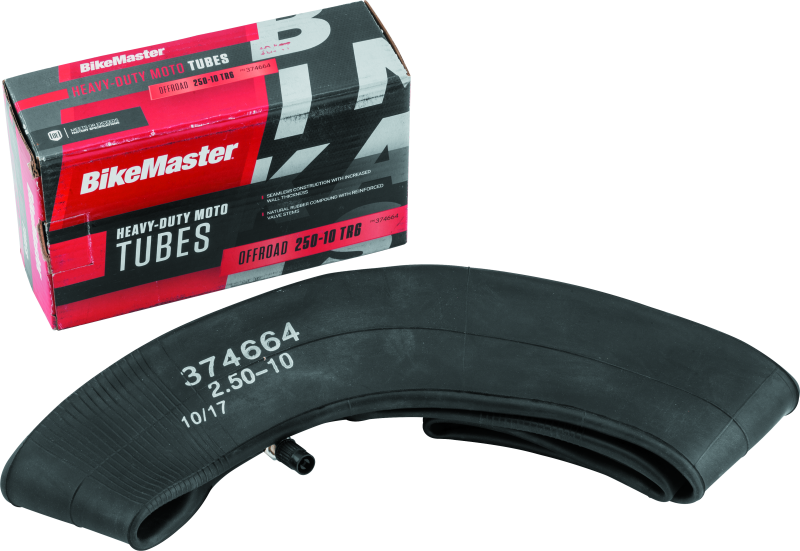 Bikemaster Heavy Duty Motorcycle Tire Tubes 2.5-10 Tr6 374664