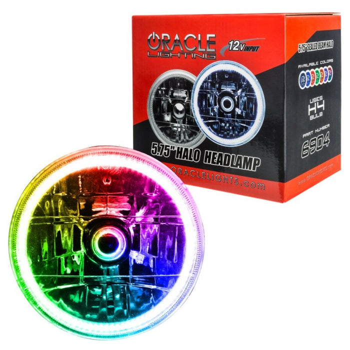 Oracle Lighting Pre-Installed Lights 5.75 In. Sealed Beam Colorshift® Halo Mpn: