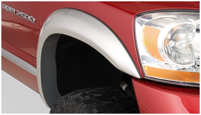 Bushwacker Front Black Extend-A-Fender Style Flares For 02-09 Dodge Ram 50013-02