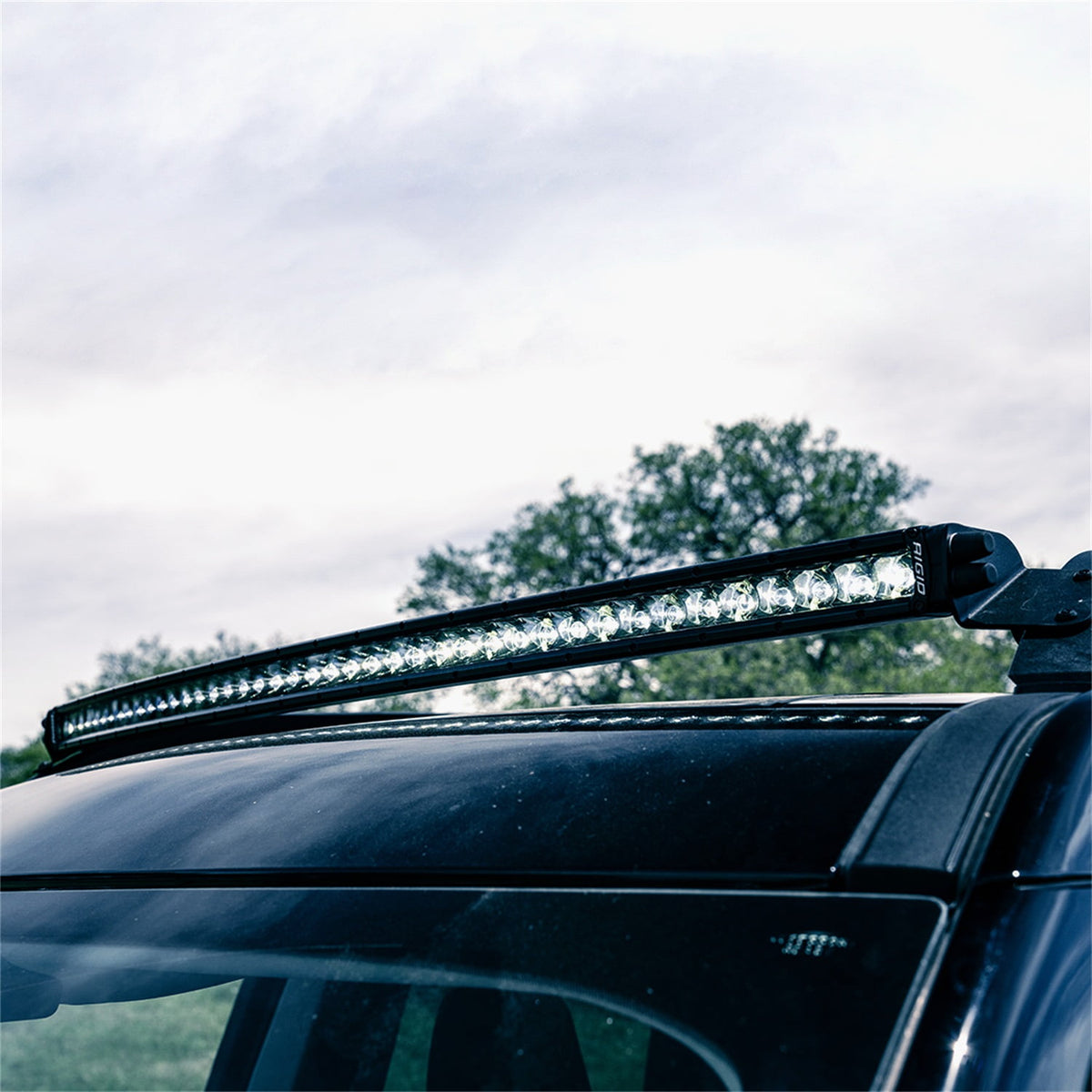 Rigid Industries 46714 2021 Ford Bronco Sport 40 Inch RDS SR-Series Curved Light Bar Roof Mount Kit