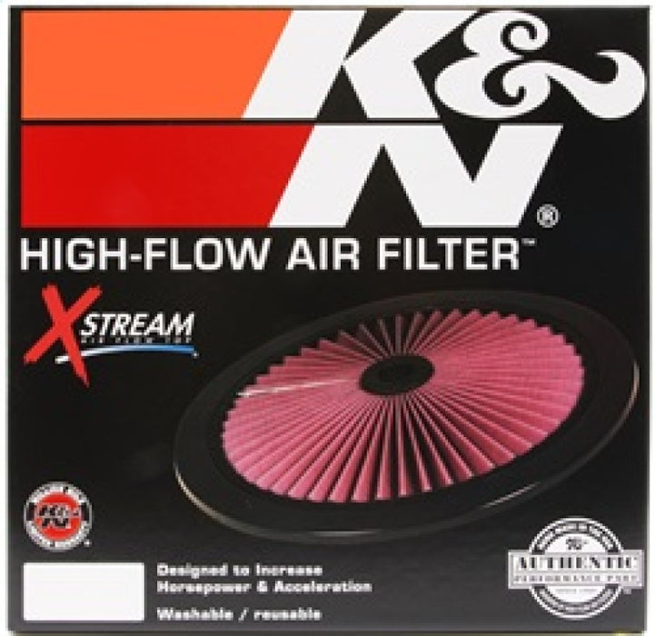 K&N 66-1401XB X-tream Air Filter for X-STREAM TOP 14"OD / BLUE