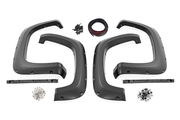 Rough Country Pocket Fender Flares Fits Chevy Silverado 2500HD/3500HD (20-22) F-C12011A