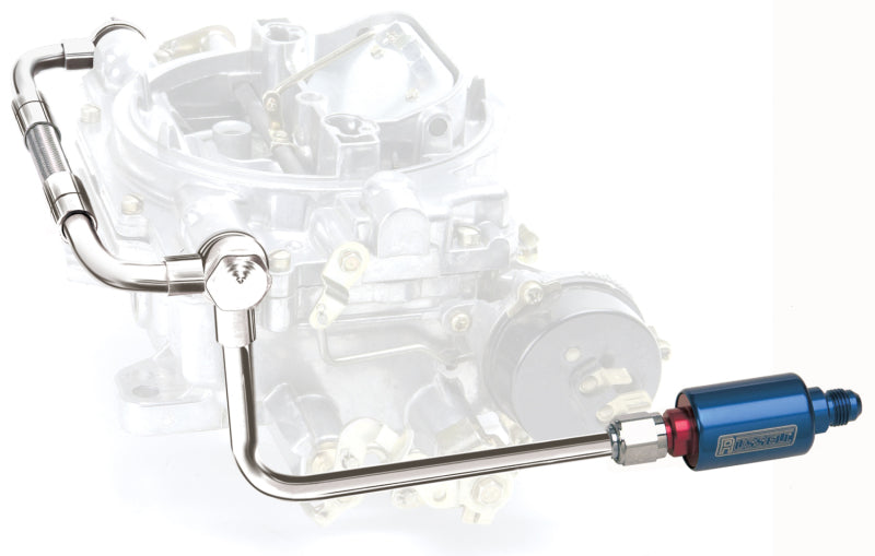 Edelbrock Dual Feed Line/Thunder Series Carb w/ Fuel Filter 8133