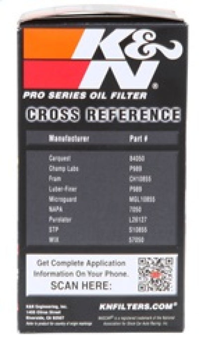 K&N Oil Filter for Hyundai/Kia V6 12-15 Azera/Sedona/10-15 Santa Fe/14-15 Cadenza PS-7030