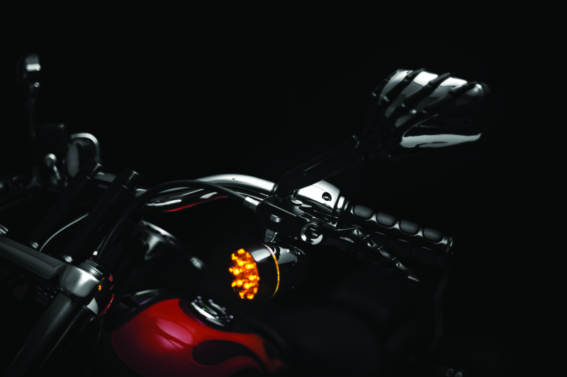 Kuryakyn 6320 Premium ISO Handlebar Grips for Dual Cable Throttle Control: 1982-2019 Harley-Davidson Motorcycles, Gloss Black, 1 Pair