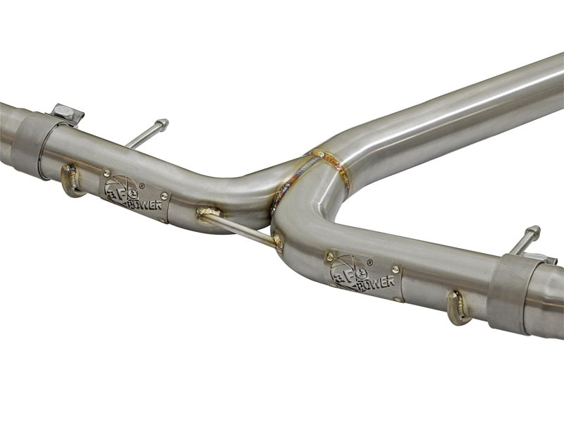 aFe POWER Takeda 16-17 Honda Civic I4-1.5L (t) 2.25-2.5in 304 SS CB Dual-Exit Exhaust Polish Tip 49-36615-P