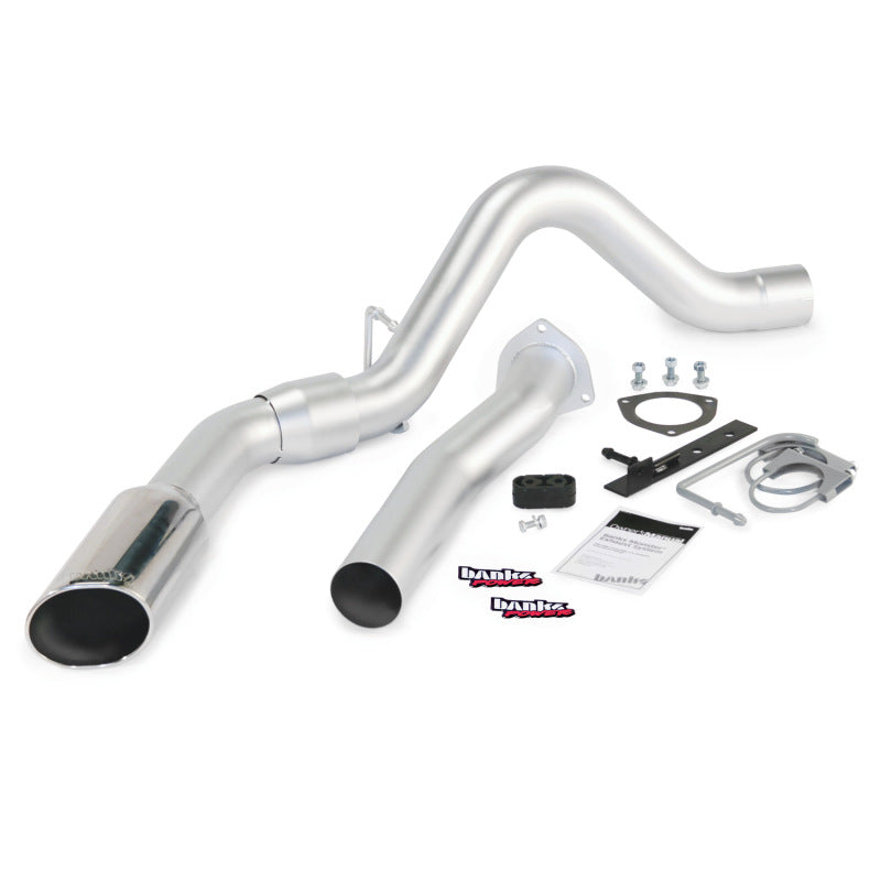 Banks Power 07-10 Chevy 6.6L LMM ECSB-CCLB Monster Exhaust System SS Single Exhaust w/ Chrome Tip 47784