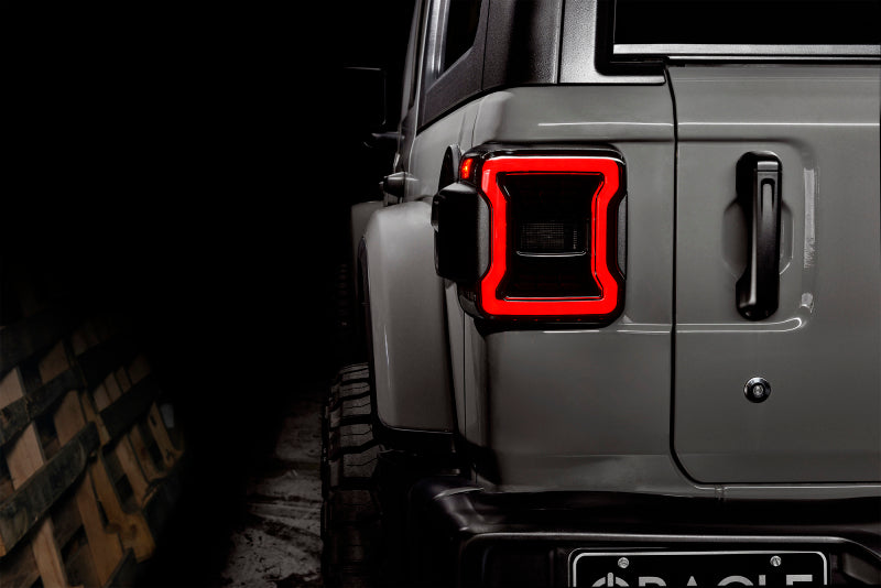 Oracle Lighting Fits Jeep Wrangler Jl “Black Series” Led Tail Lights Mpn: