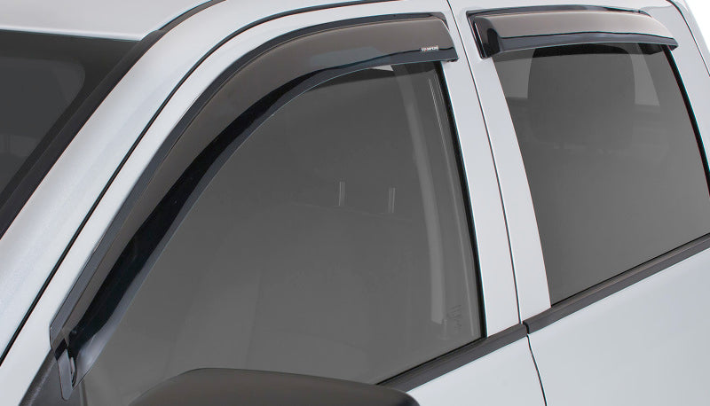Stampede Tape-Onz Smoke Sidewind Window Deflectors, 4-Piece Set For 2019 Silverado & Sierra 1500 Double Cab 6010-2