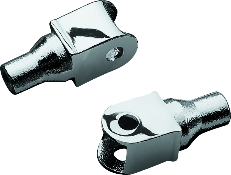 Kuryakyn Motorcycle Footpeg Component: Tapered Peg Adapters For 1996-2019 Honda Motorcycles, Chrome, 1 Pair 8803