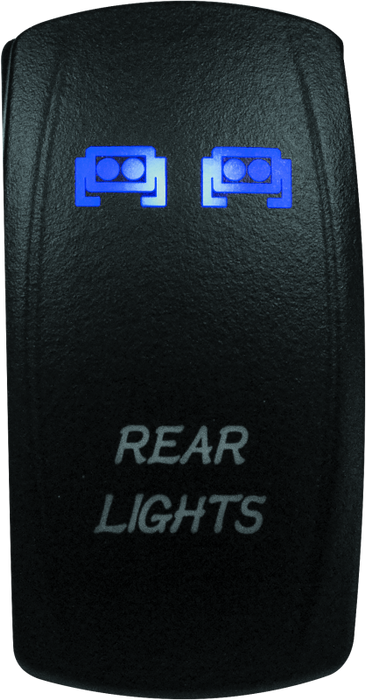 Dragonfire Racing® Rear Light On/Off Blu Blue 04-0070