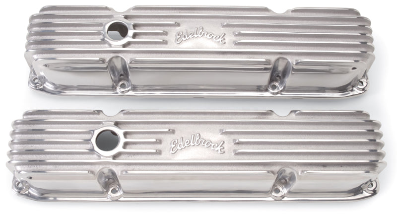 Edelbrock Valve Cover Classic Series Chrysler 383/440 CI V8 Polshed 4192