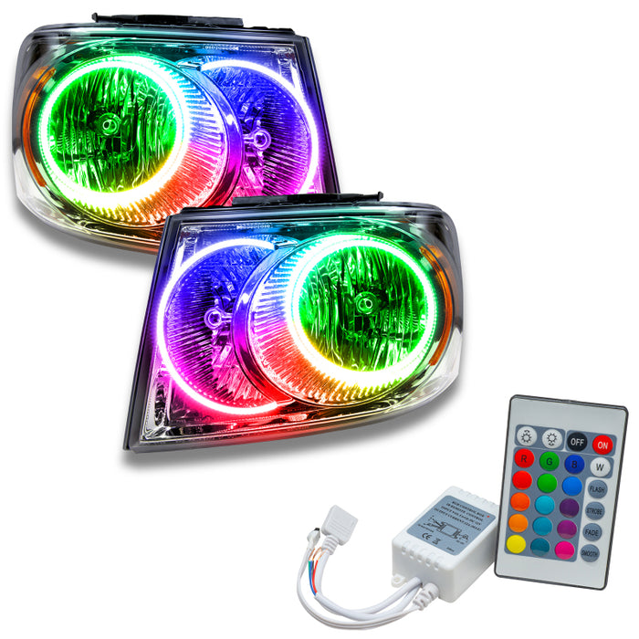 Oracle 07-09 Compatible with Dodge Durango SMD HL Chrome ColorSHIFT w/ Simple Controller SEE WARRANTY 7201-504