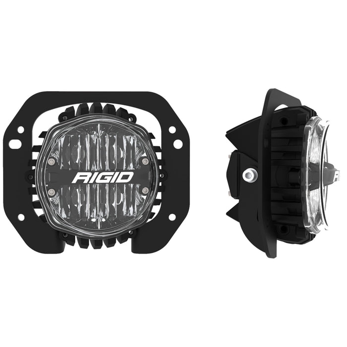 Rigid Light Shop 37106 360-Series LED Automotive Fog Light Fits 18-21 Gladiator Wrangler (JL) Fits select: 2021 JEEP WRANGLER UNLIMITED, 2021 JEEP GLADIATOR