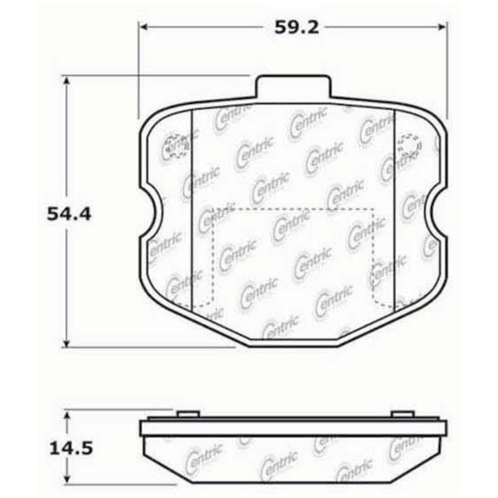 StopTech Street Touring 06-09 Chevrolet Corvette Z06 Front Brake Pads 308.1185