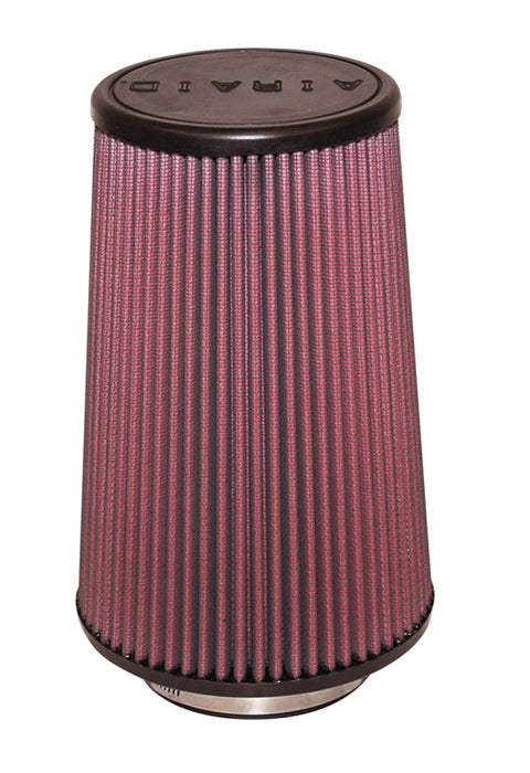 Airaid Universal Clamp-On Air Filter: Round Tapered; 3.5 In (89 Mm) Flange Id; 9 In (229 Mm) Height; 6 In (152 Mm) Base; 4.625 In (117 Mm) Top 700-421