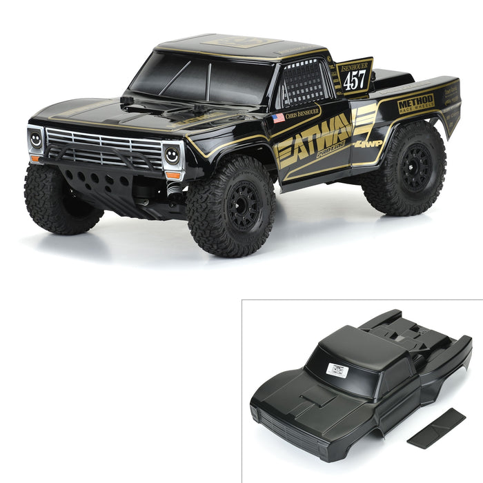 Pro-Line Racing Pre-Cut 1967 Ford F-100 Black Body for SC PRO355118 Car/Truck  Bodies wings & Decals