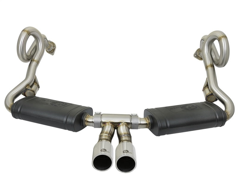 aFe MACHForce-Xp 2in 304 SS Cat-Back Exhaust w/Polished Tips 13-16 Porsche Boxster/Cayman 2.7L/3.4L 49-36415-P