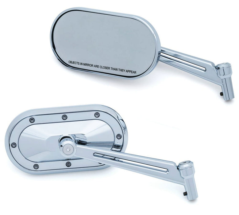 Kuryakyn Custom Heavy Industry Chrome Mirrors (KUR1736)