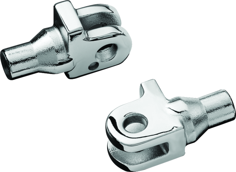 Kuryakyn Motorcycle Footpeg Component: Tapered Peg Adapters For 1995-2018 Triumph Motorcycles, Chrome, 1 Pair 8840