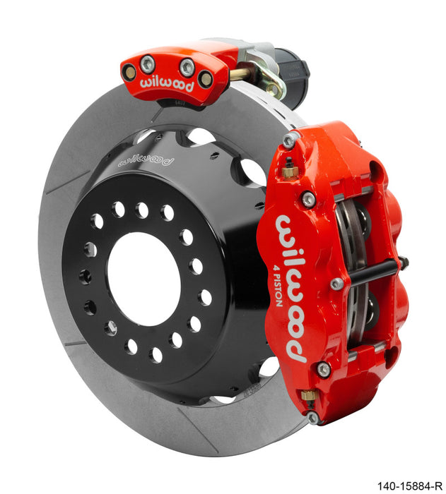Wilwood EPB/FNSL Rear Kit 12.88in. Big Ford Red 140-15844-R