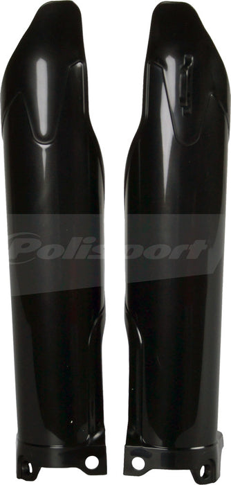 Polisport Fork Cover Set (BLACK) For 09-16 KAWASAKI KX250F