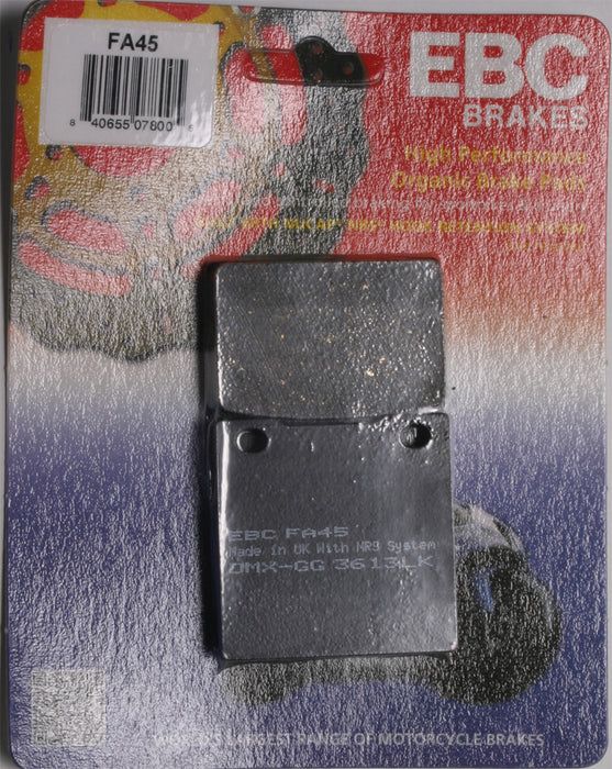 EBC Brakes FA45 Disc Brake Pad Set, Black, 1x1x1