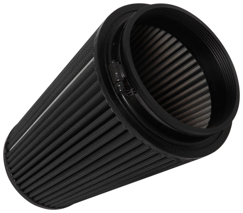 K&N Universal Clamp-On Air Filter: High Performance, Premium, Washable, Replacement Filter: Flange Diameter: 5 In, Filter Height: 8.75 In, Flange Length: 1 In, Shape: Round Tapered, RU-3107HBK