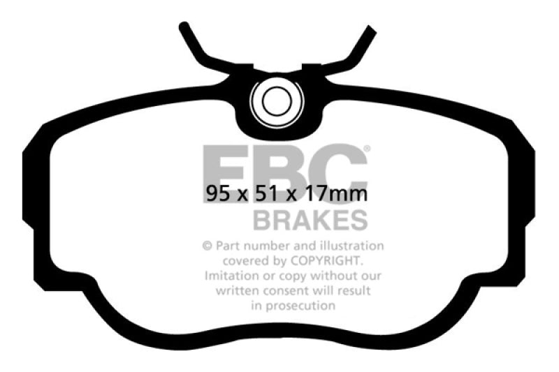 EBC 83-85 BMW 318 1.8L (E30) Bluestuff Front Brake Pads DP5779NDX