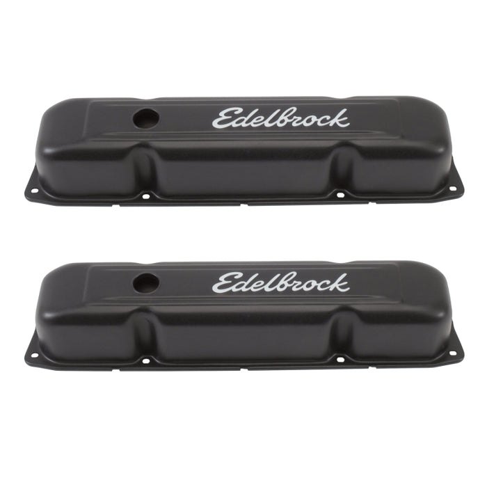 Edelbrock Valve Cover Signature Series Chrysler 1958-1979 361-440 V8 Black 4493