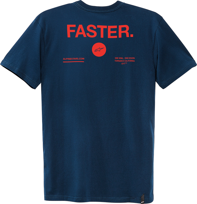 Alpinestars Faster T-Shirt (LARGE) (NAVY)