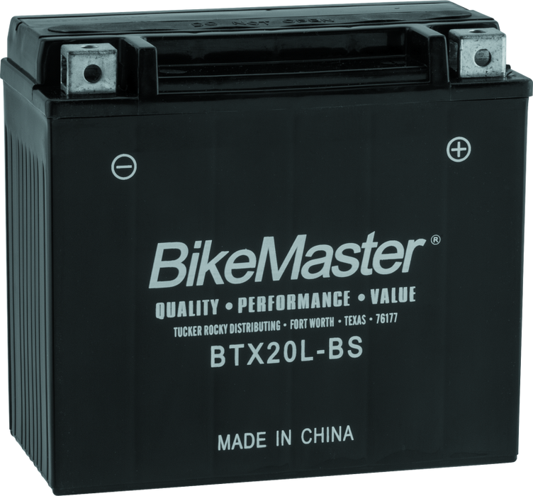 Bikemaster Performance+ Maintenance-Free Batteries Btx20L-Bs HTX20L-BS