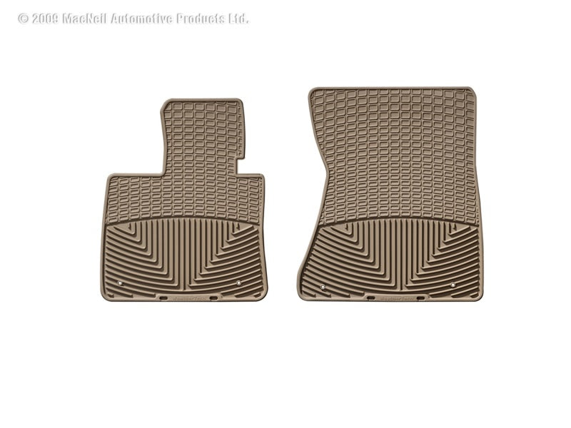 WeatherTech 07-13 BMW X5 Front Rubber Mats Tan W74TN