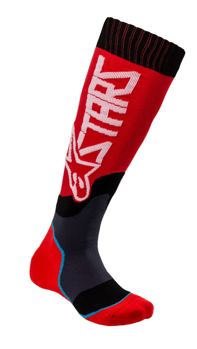 Alpinestars 4741920-32-YOUTH Mx Plus-2 Socks Red/White Youth