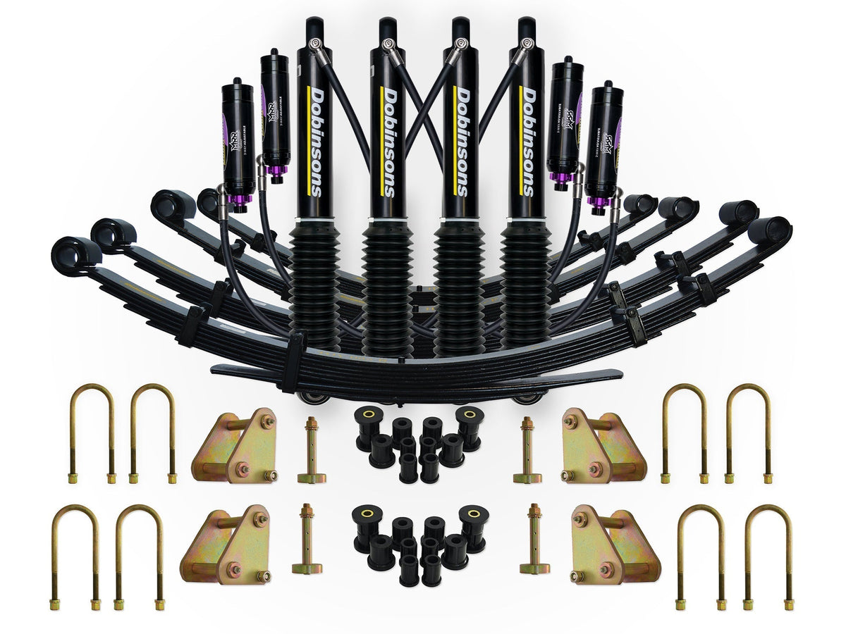 Dobinsons 4x4 Full 2.0" MRR 3-Way Adjustable Suspension Kit Fits toyotaLand Cruiser 43 Series (Smaller Spring Eye) Pre 1979