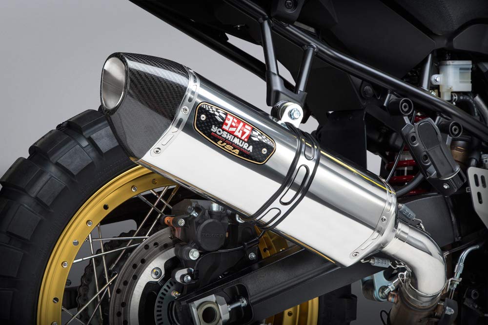 Yoshimura Stainless/Stainless/Carbon Signature Series R-77 Slip On Muffler