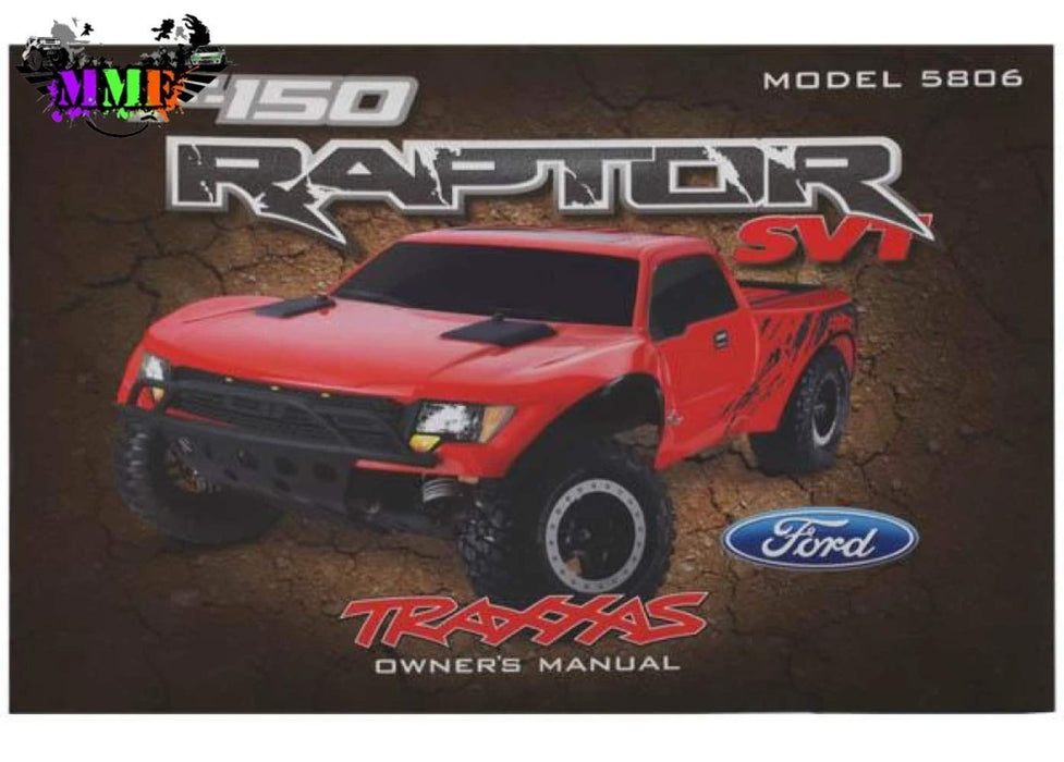 Traxxas Tra Owner'S Manual, Ford Raptor 5897