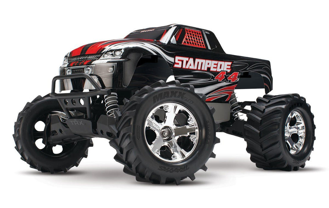 Traxxas Stampede 4X4: 1/10 Scale 4Wd Monster Truck, Black 67054-1-BLK
