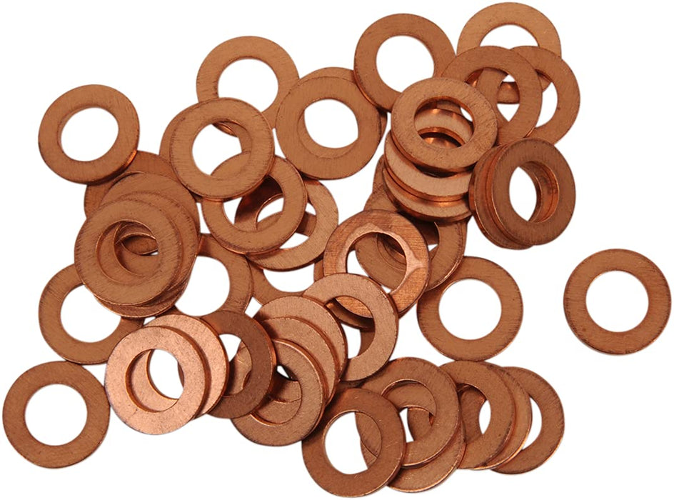 Bolt MC Hardware CPRM8.15-50 M8x15mm Drain Plug Copper Crush Washer, 50 Pack